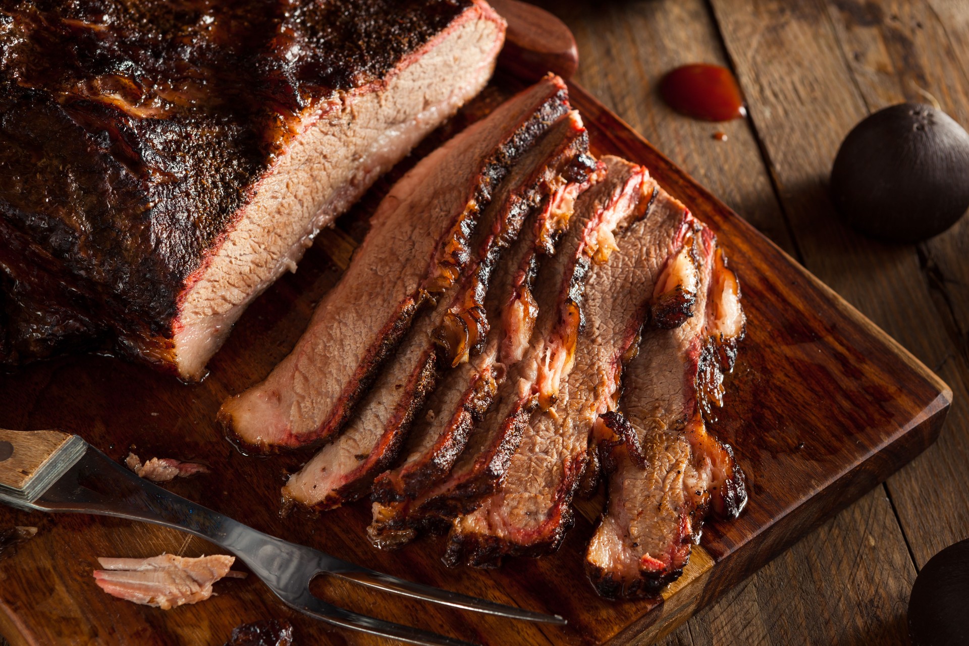 Homemade Smoked Barbecue Beef Brisket Homemade Smoked Barbecue Beef Brisket